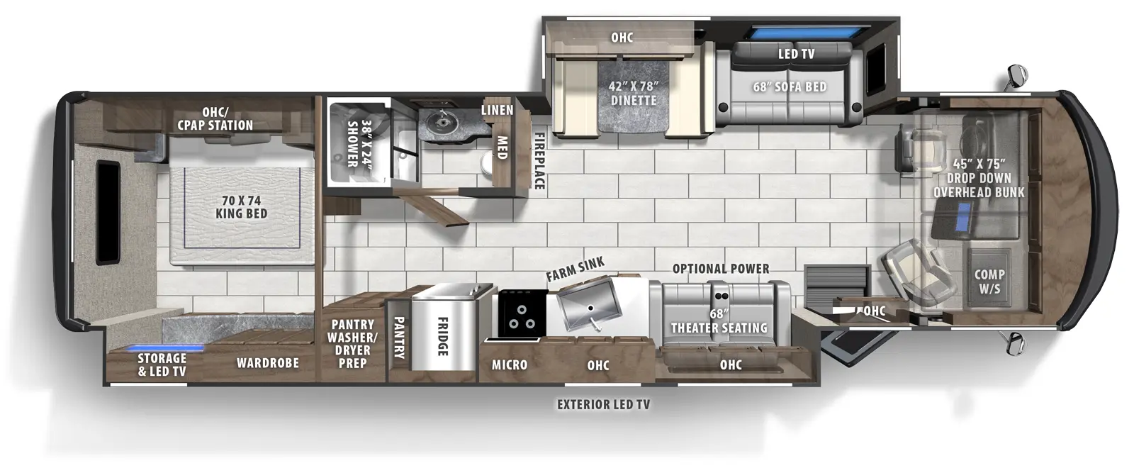 Mirada 35OS Floorplan